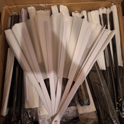 50 Pc Clack Folding Fans Wedding Event Party Parade Holiday