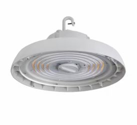 Metalux 13 in. Round 400-Watt Equivalent Integrated LED White High Bay Light