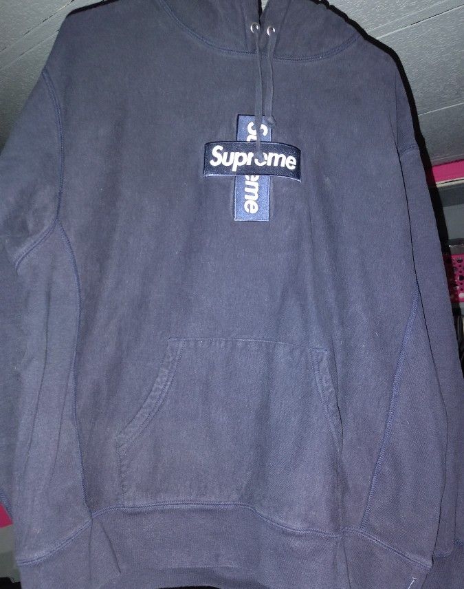 Supreme Hoodie Cross Box Logo