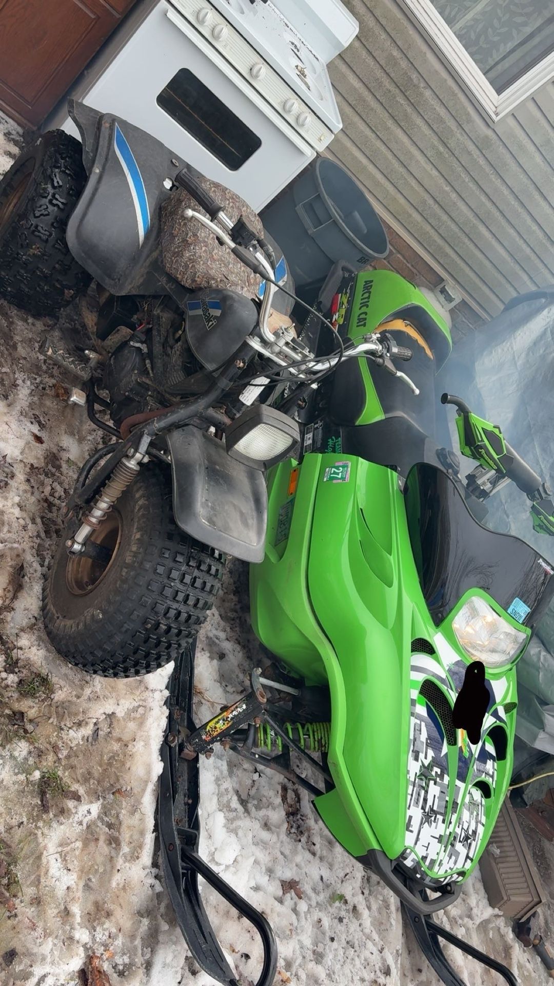 2002 Artic Cat Efi 600/ Kawasaki Klt 200