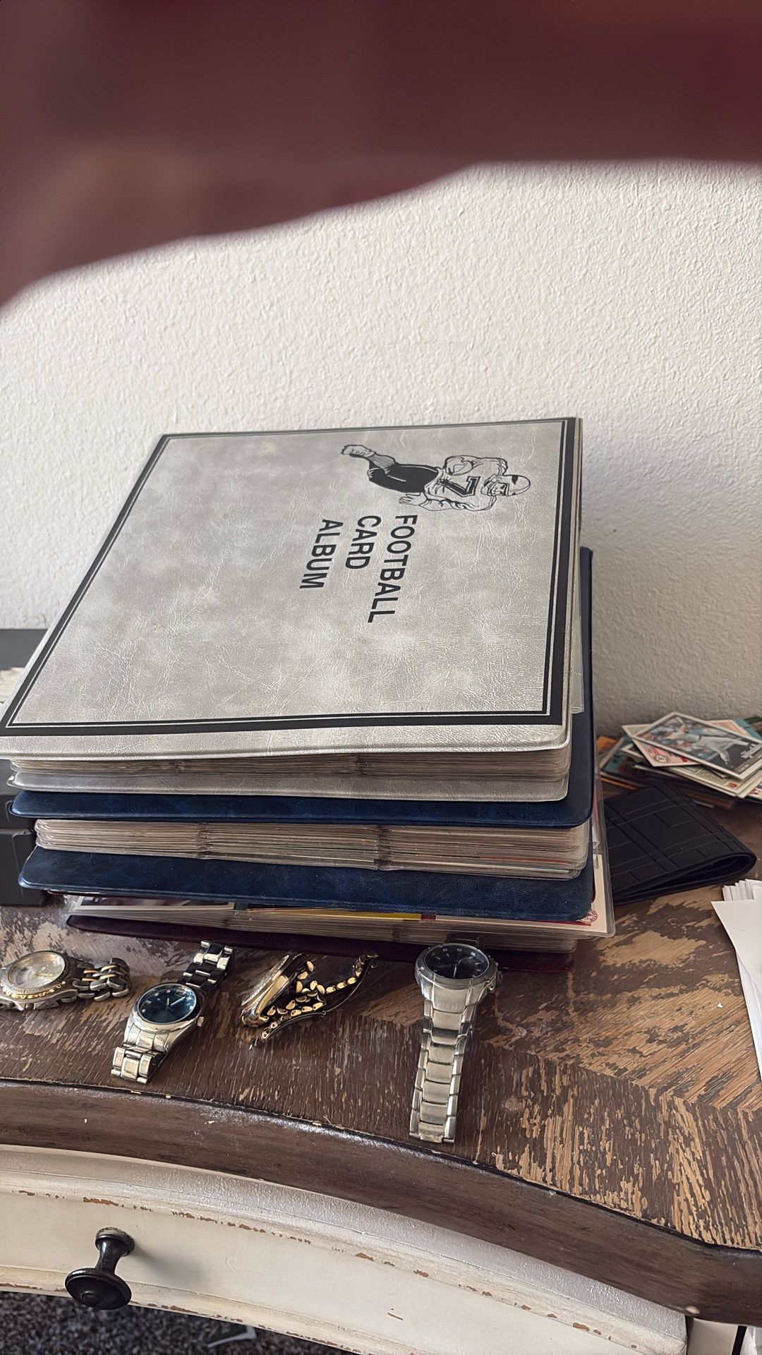 While Album Of Baseball Cards