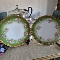Two Antique Tressemann Vogt Limoges France