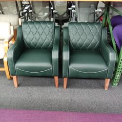 Holiday Savings Green Upholstered Armchair