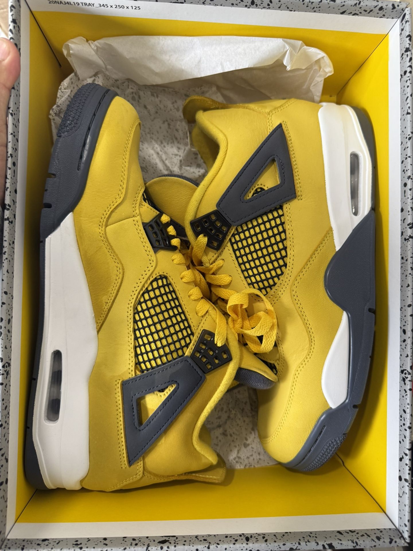 Size 10 Retro Jordan 4 Lightning (2021)