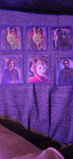 Star Wars lot 2 numbered refactors 2 other refractors for sale or trade but in my favor