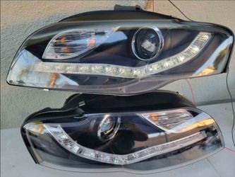 06-08 Audi A4 LED Projector Headlights Luces Faros Micas Calaveras