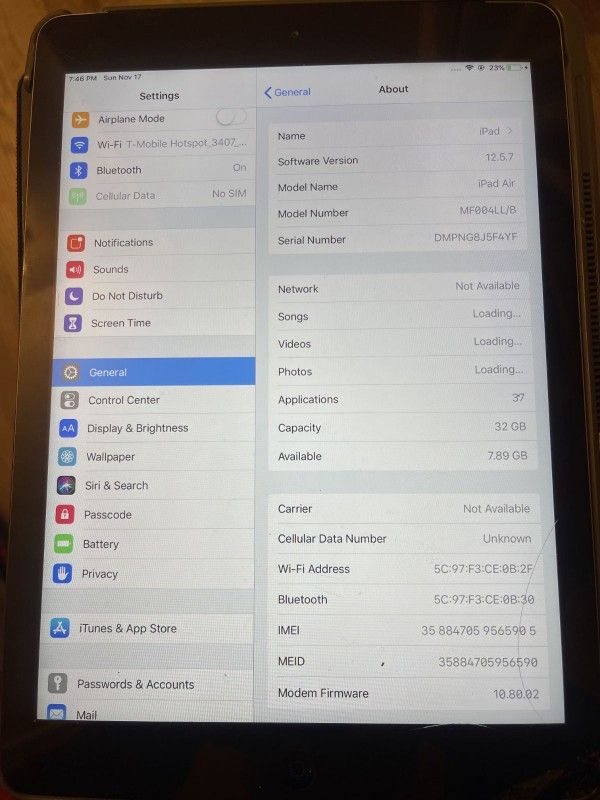iPad Air First Gen