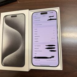 Unlocked iPhone 15 Pro Max 256gb