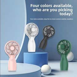 Portable Handheld Fan with USB Rechargeable Battery - Lightweight yet Powerful