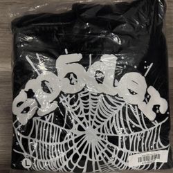 Black and white spider hoodie