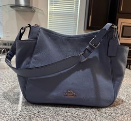 Coach leather handbag and wallet