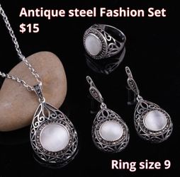 Steel Jewelry sets $15 includes ring