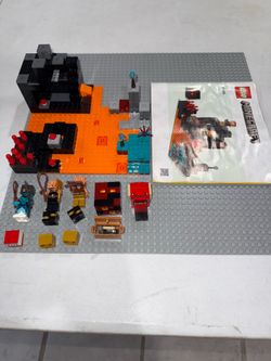 Retired LEGO Minecraft The Nether Bastion (21185) – 100% Complete