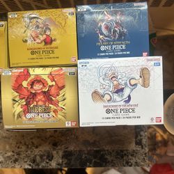 One Piece Booster Box 05 04 03 01