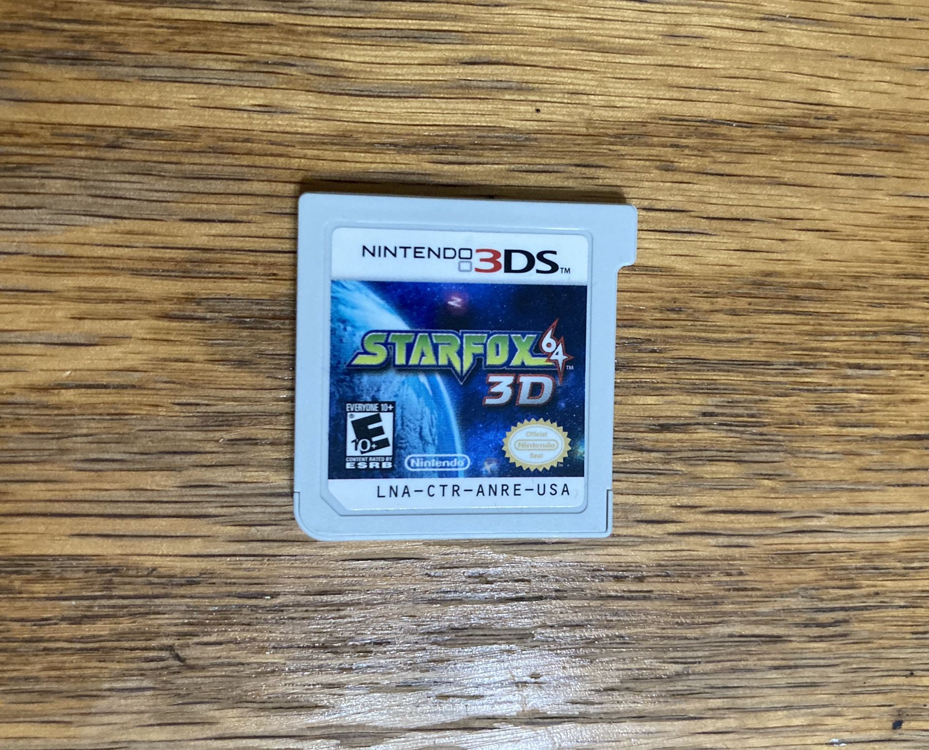 Starfox 64 3D for Nintendo 3DS video game console system or XL or 2DS or New star fox