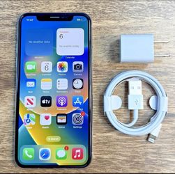 iPhone X, Factory UNLOCKED, Excellent Condition.