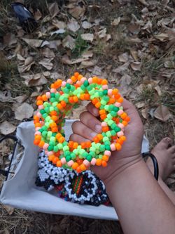 Green and Orange Xbase cuff