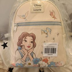 NWT. Belle Daydreaming Loungefly Mini Backpack. 