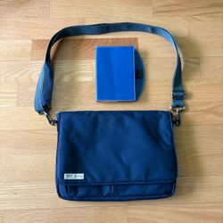 Lihit Lab Smart Fit Carrying Pouch / Shoulder Bag and compact memo pad