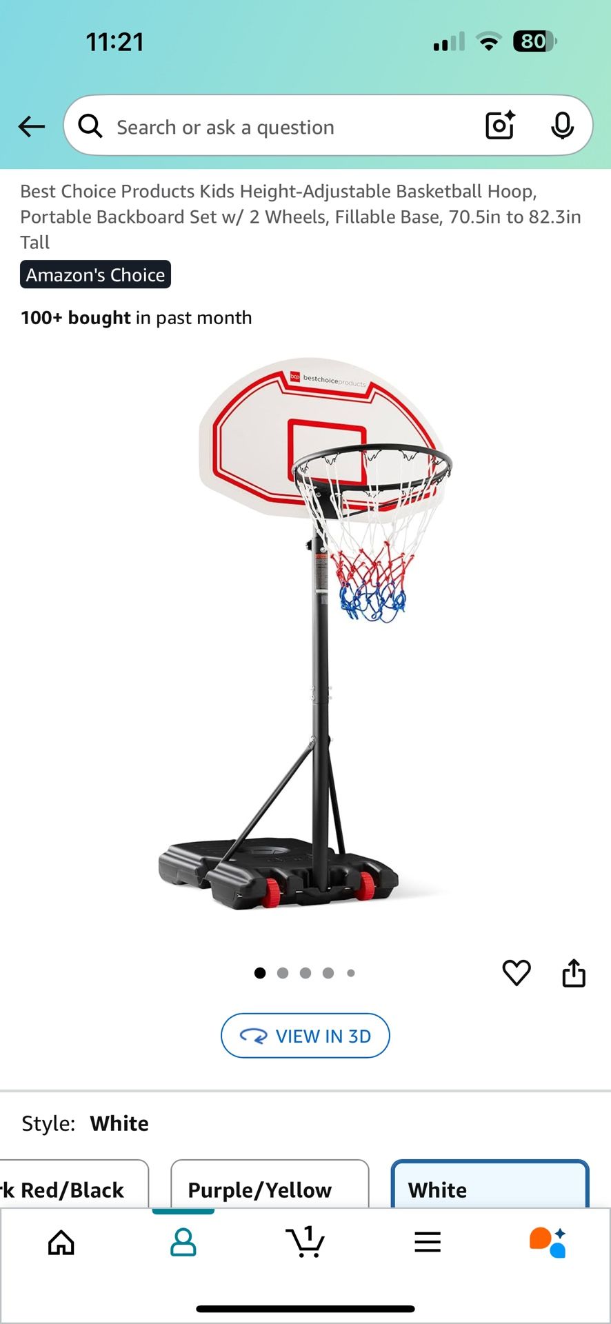 Junior Basketball Hoop
