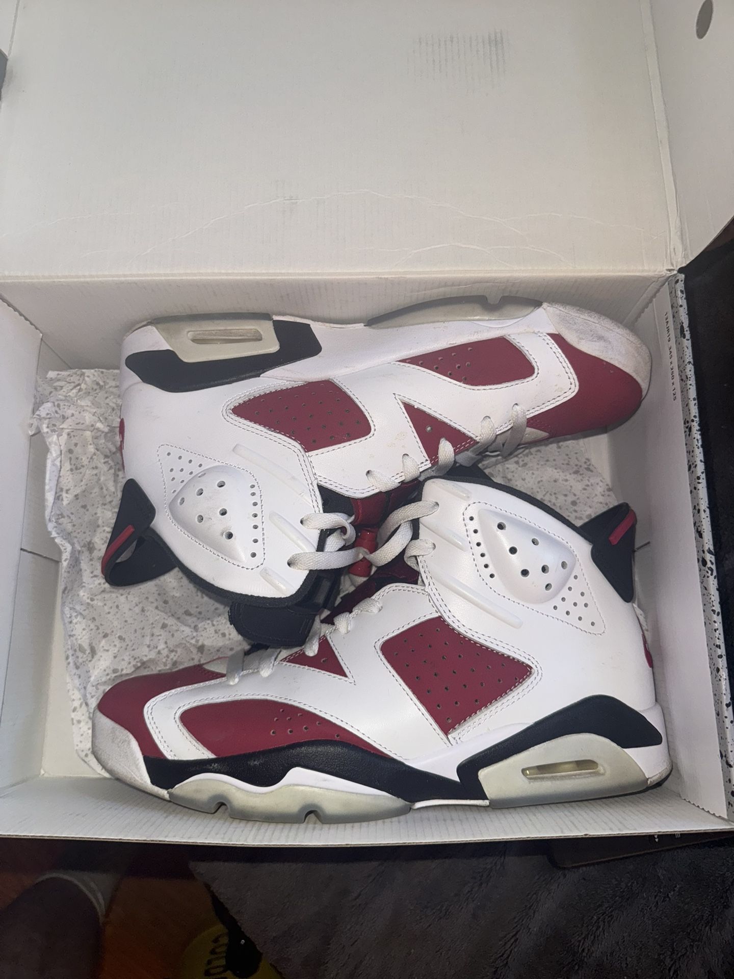 Jordan 6 Carmine 2021 Size 9.5 Men’s