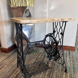 Vintage Sewing Machine Table Conversion 