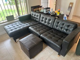 Pleather couch