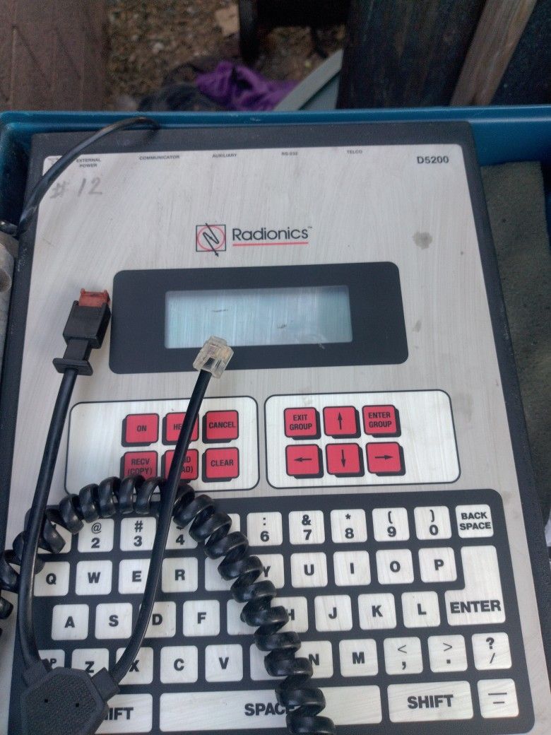 Radionics D5200 Security System Programmer