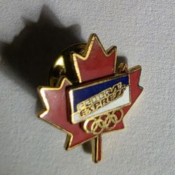 Federal Express  / Maple Leaf  / Olympic lapel pin