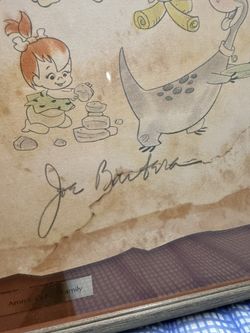 COLLECTOR! Extremely Rare Hanna Barbera Lithograph #251/500 Signed And AMAZING
