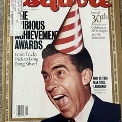 1992 JANUARY ESQUIRE MAGAZINE - NIXON COVER - L 10485