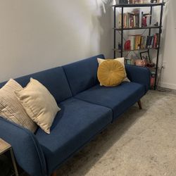 Blue Futon 
