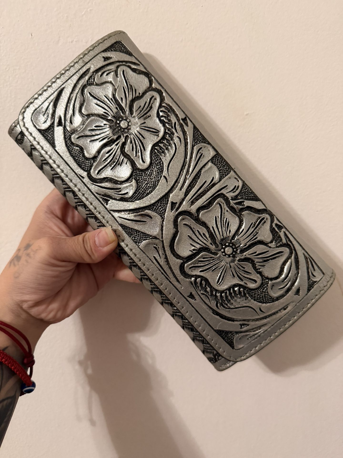 Leather Mexican Tooled Wallet