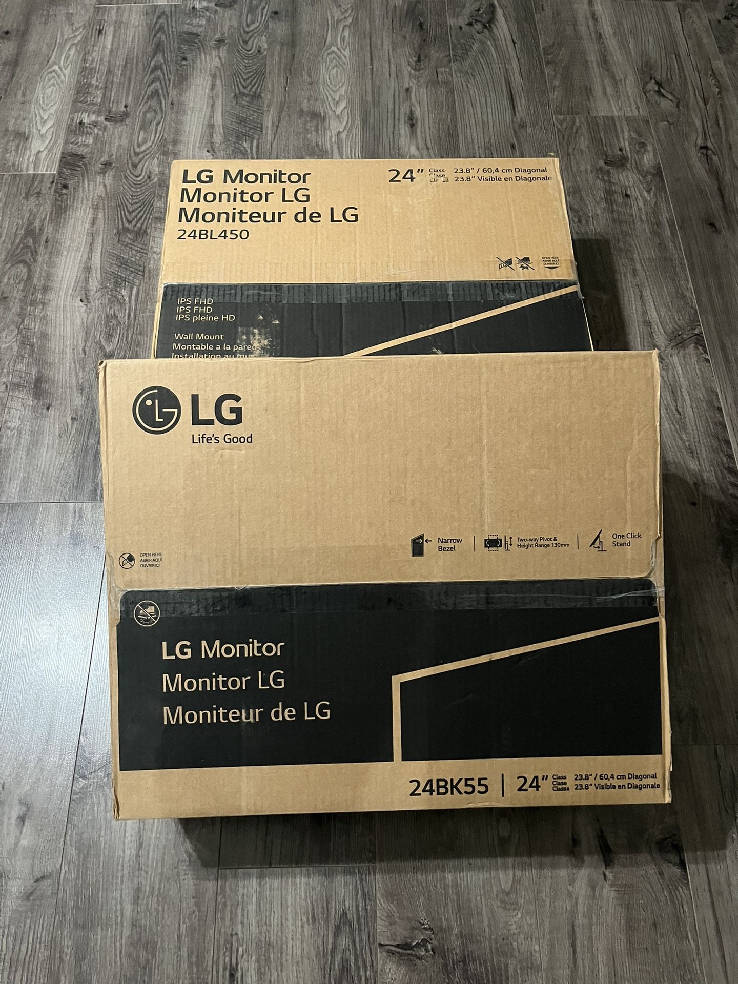 24” LG Monitors (never used)
