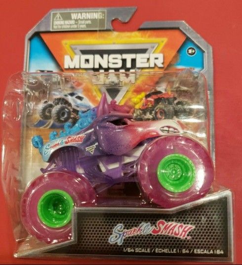 Monster Jam "SPARKLE SMASH" Series 39 Street Treats VHTF