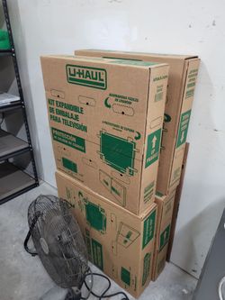 New Uhaul 40" TV Boxes and Mirror/ Picture Boxes