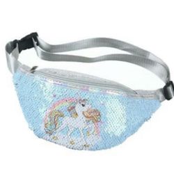 Unicorn girls Waist Bag/Fanny pack With Sequins (New) 