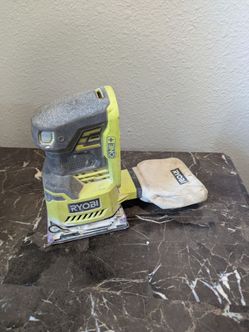 a RYOBI ONE+ 18V Cordless 1/4 Sheet Sander,