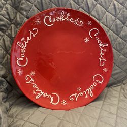 Hallmark Round Cookies Plate 14”