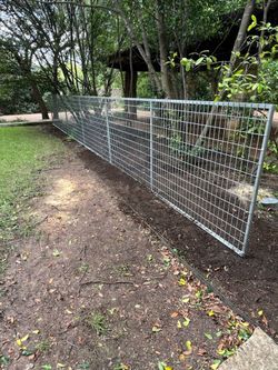 New fence
