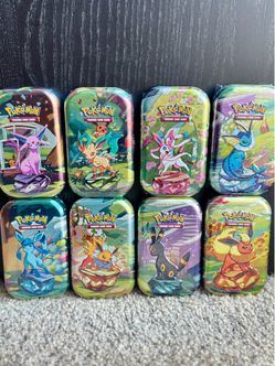 Pokemon Prismatic Evolutions Mini Tins