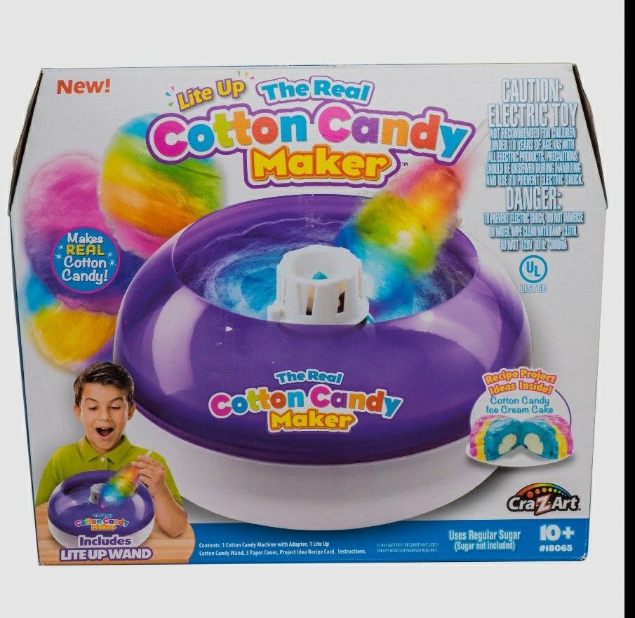 The Real Cotton Candy Maker by Cra-Z-Art Lite Up Wand