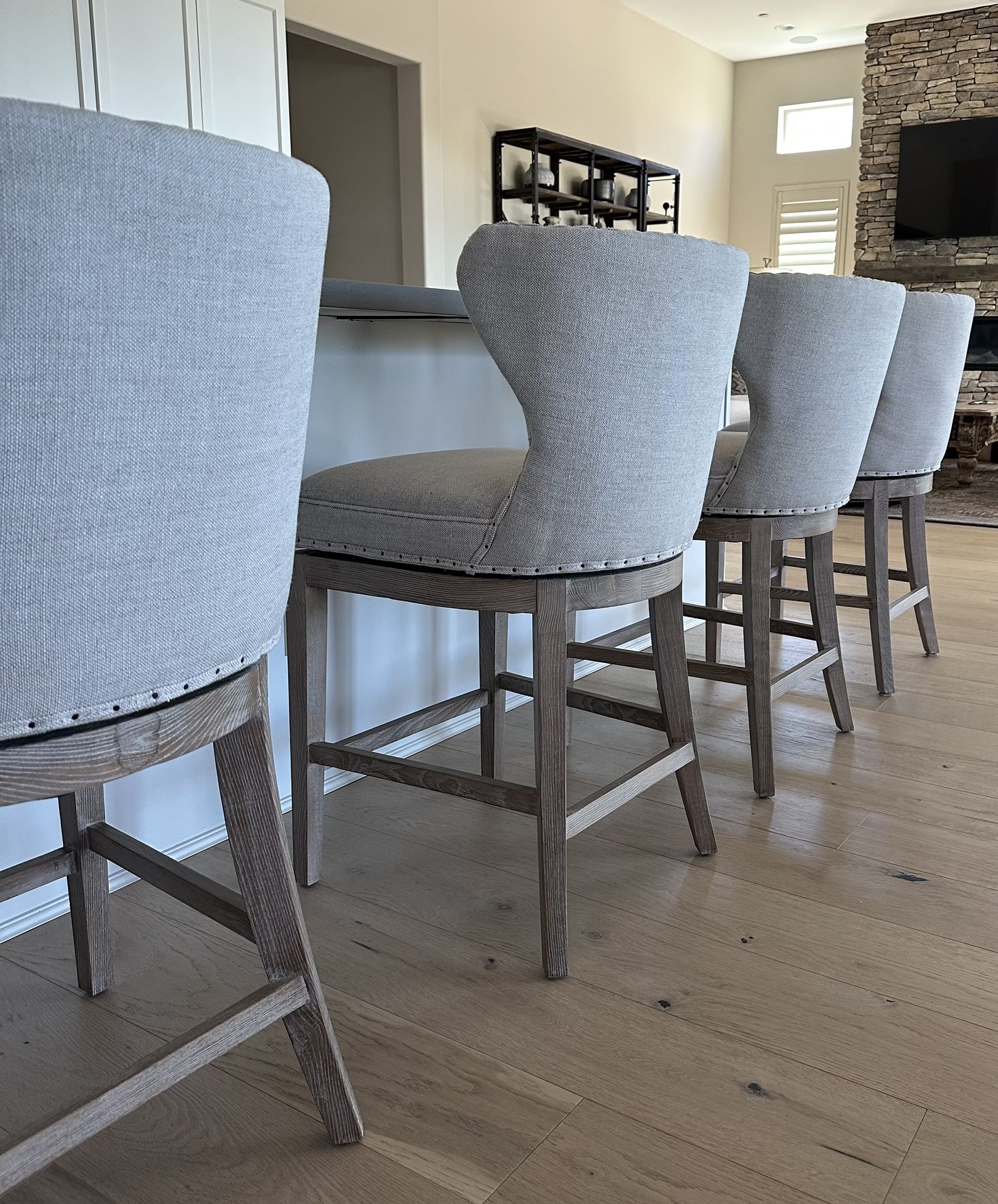 Uttermost Swivel Bar Stools (5) Set