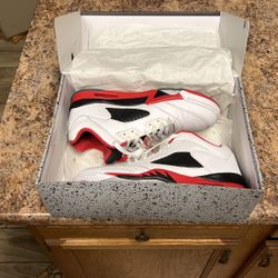jordan 5 fire red low size 11