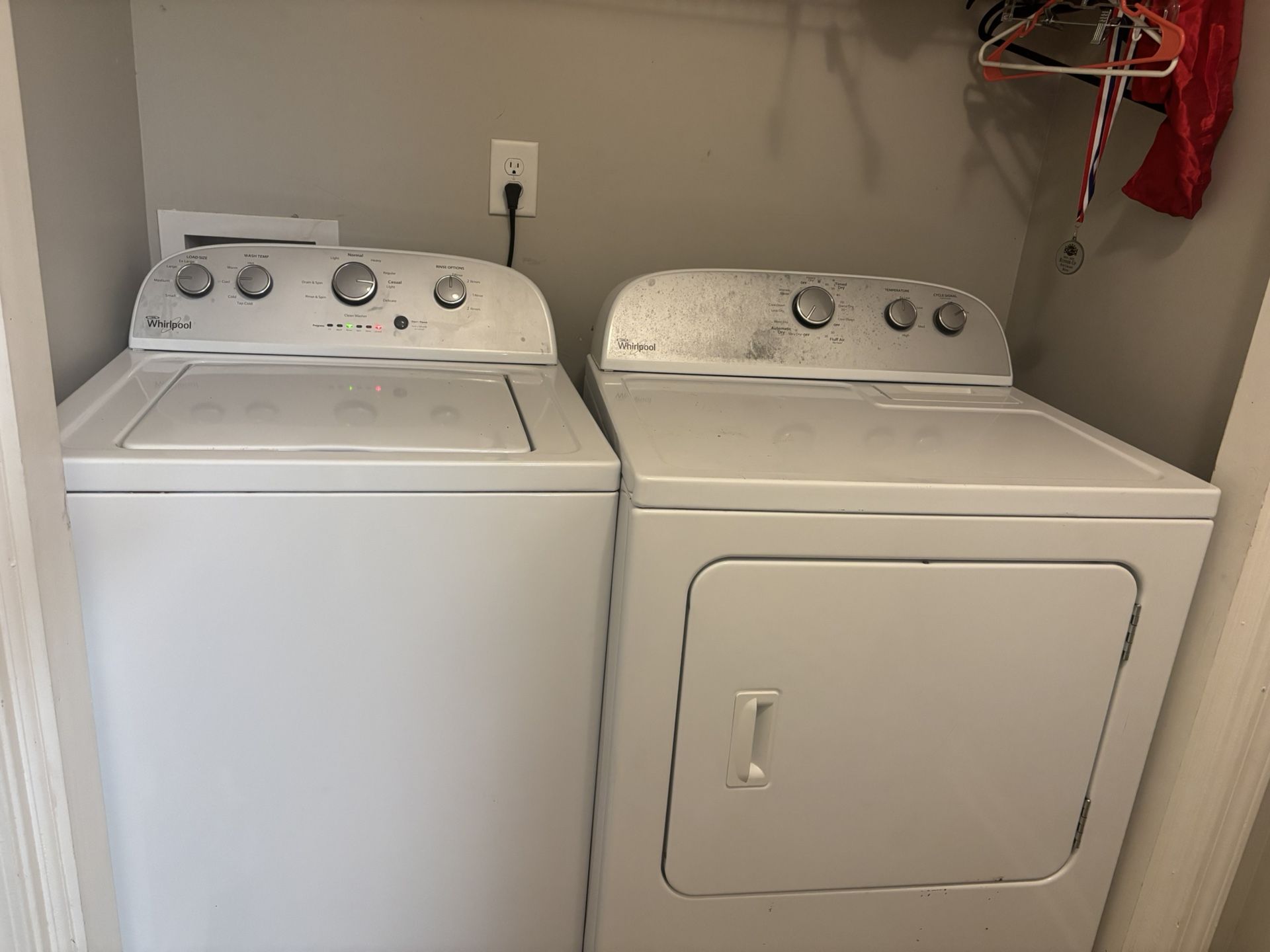 Whirlpool Washer and dryer
