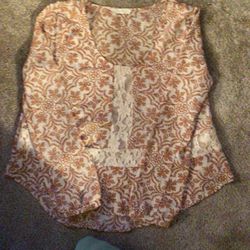 Women’s Bohemian-style Blouse With Lace Detail