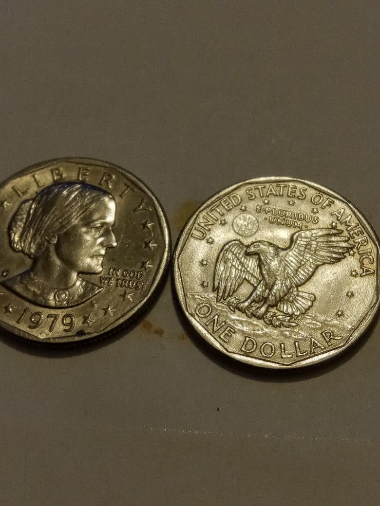 2 Susan B Anthony 1979 Dollars Possible Errors