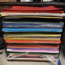 Paper Storage With Construction Paper Included