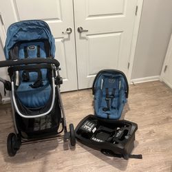 Baby Stroller And Car Seat Set