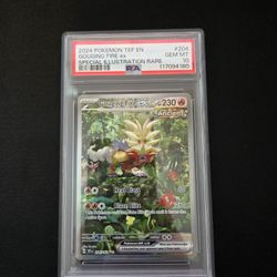 2024 Pokemon Scarlet & Violet Temporal Forces Gouging Fire ex #204/162 PSA 10